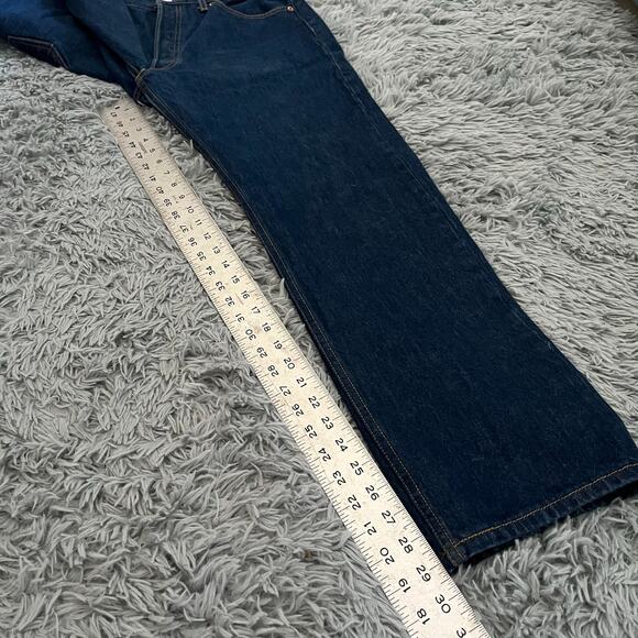Levi’s 501 Buttonfly Blue Jeans Men’s 34 x 32 - Picture 5 of 9